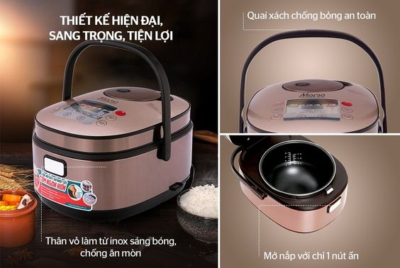 Nồi cơm điện tử Sunhouse MAMA 1.5 lít SHD891 - hình 1