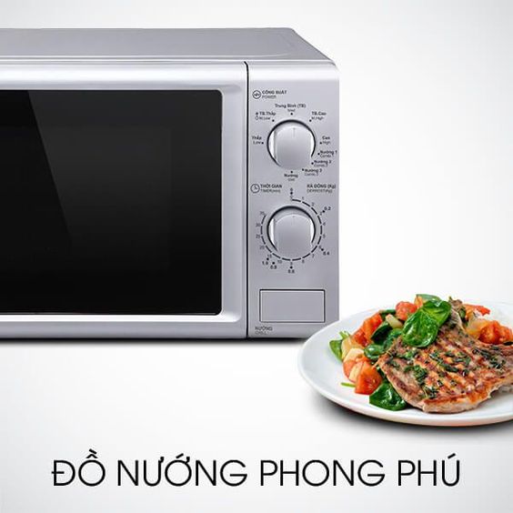 Lò vi sóng có nướng Sharp 23 lít R-G302VN-S - hình 1