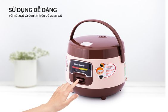 Nồi cơm điện Sunhouse 1 lít SHD8208C - hình 4