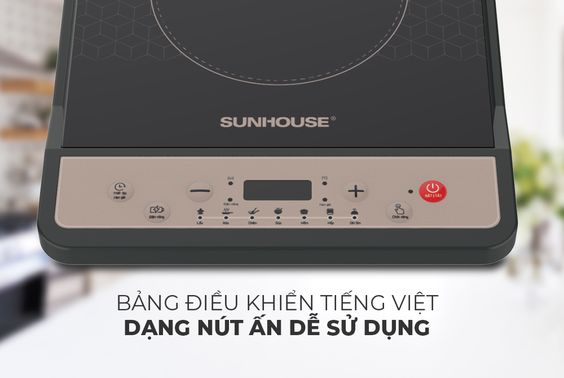Bếp từ đơn Sunhouse SHD6160 dễ sử dụng