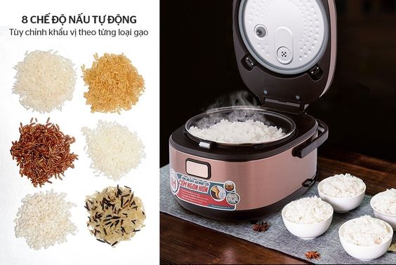 Nồi cơm điện tử Sunhouse MAMA 1.5 lít SHD891 - hình 4