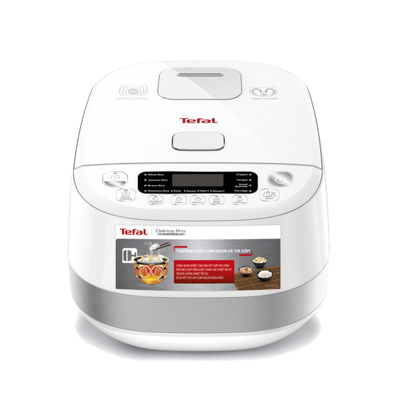 Nồi cơm điện cao tần Tefal 1.5 lít RK808168 nấu cơm nhanh hơn