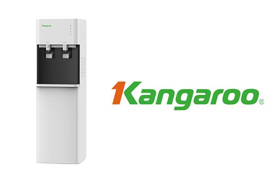Cây nước nóng lạnh hút bình Kangaroo KG49A3 có kiểu dáng thon gọn, thanh lịch