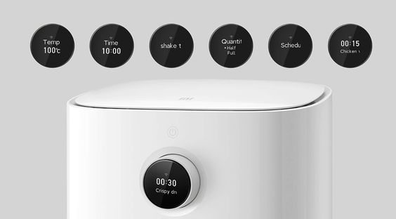Nồi chiên không dầu Xiaomi Mi Smart Air Fryer MAF02 điều khiển dễ dàng