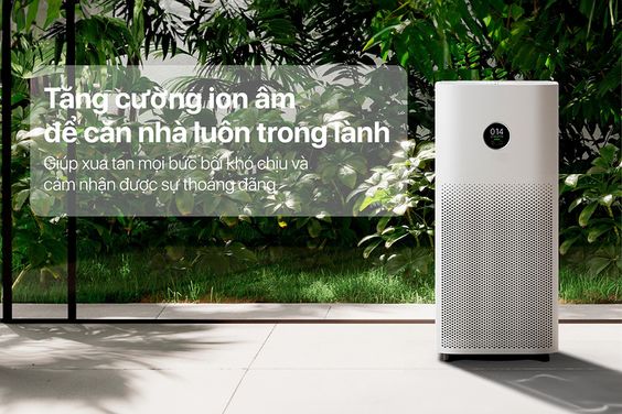 Một tính năng khác đáng chú ý của dòng máy lọc không khí Xiaomi là khả năng tạo ion âm