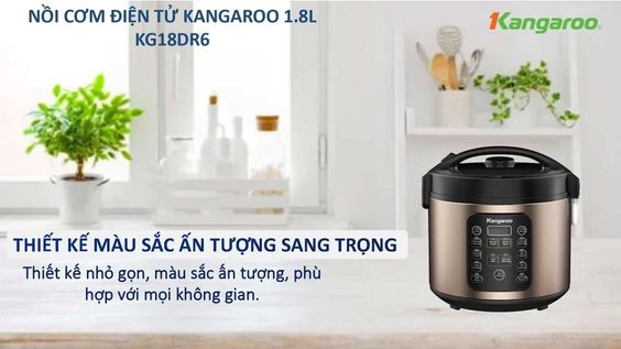 Nồi cơm điện tử Kangaroo KG18DR6 - hình 1