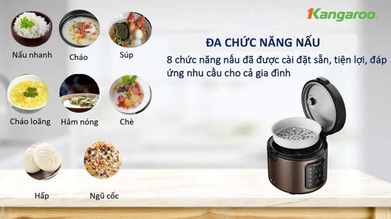 Nồi cơm điện tử Kangaroo KG18DR6 - hình 3