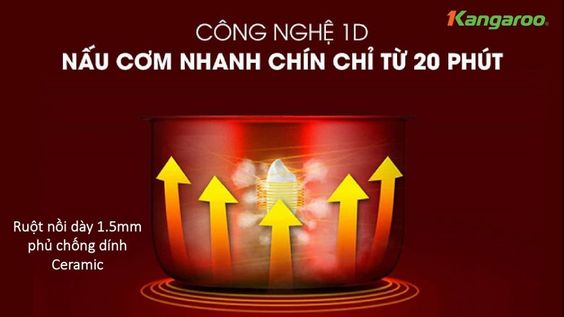 Nồi cơm điện tử Kangaroo KG18DR6 - hình 4