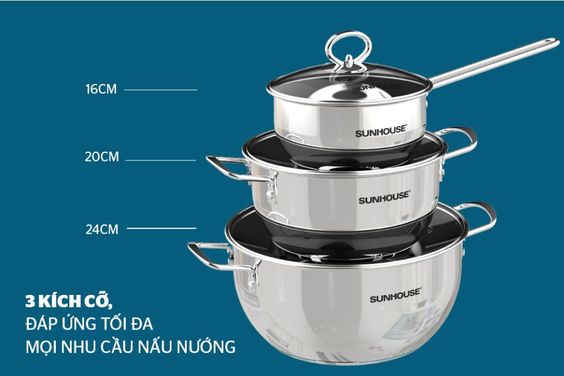 3 kích cỡ phổ biến