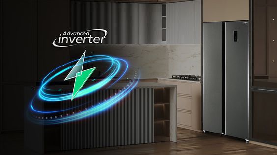 Tủ lạnh Casper Inverter Side by Side 458 lít RS-460PG ứng dụng công nghệ Advanced Inverter