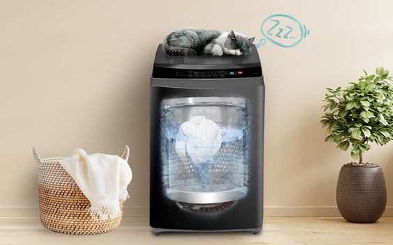 Máy giặt cửa trên Casper Inverter 8.5 Kg WT-85NG1 sử dụng động cơ bền bỉ