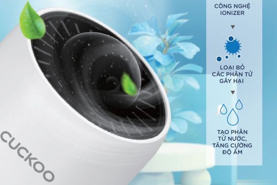Cuckoo CAC AG0110FW trang bị công nghệ lọc hiệu quả