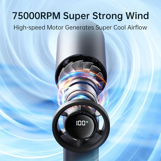 Quạt sạc cầm tay Jisulife FA53PRO 5000mAh (hình 3)