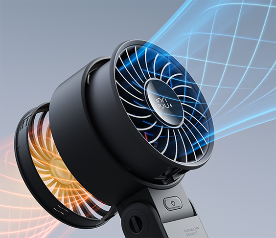 Quạt sạc cầm tay Jisulife LIFE7 (hình 4)