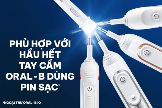 Oral-B Precision Clean EB20 tương thích với nhiều bàn chải