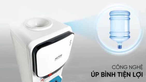 Cây nước nóng lạnh Mutosi MD-200 có thiết kế úp bình
