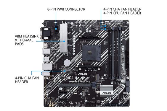 Asus Prime B450M-A II - hình 3