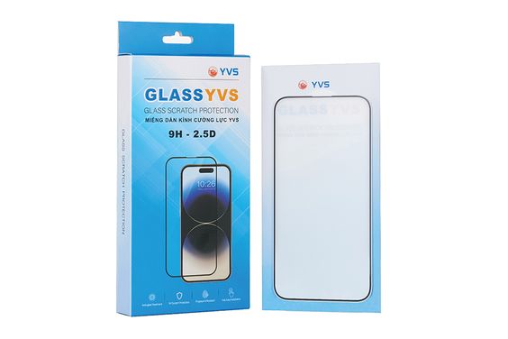 Miếng dán kính cường lực iPhone 15 Pro 2.5D YVS - hình 1