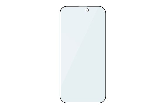 Miếng dán kính cường lực chống nhìn trộm iPhone 15 Pro 10D YVS - hình 1