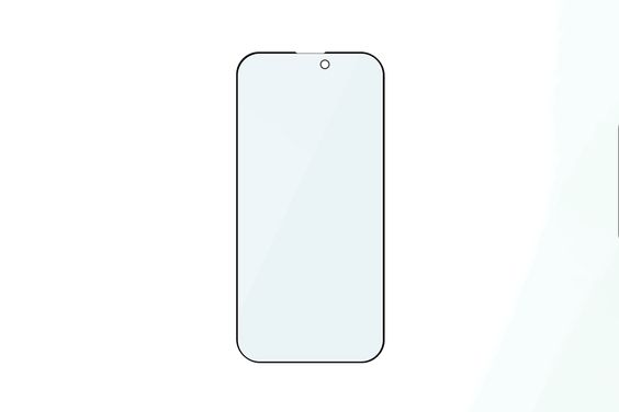 Miếng dán kính cường lực chống ánh sáng xanh iPhone 15 10D YVS - hình 1