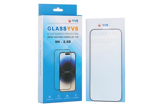 Miếng dán kính cường lực iPhone 15 Plus 2.5D YVS - hình 2