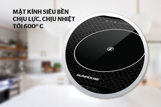 Bếp hồng ngoại đơn 2000W Sunhouse SHD6011 - hình 1