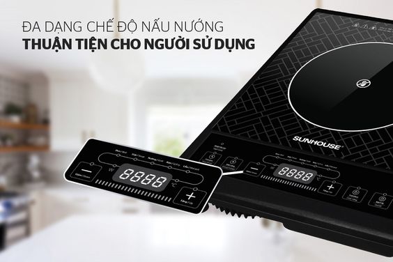 Bếp hồng ngoại đơn 2000W Sunhouse SHD6011 - hình 2
