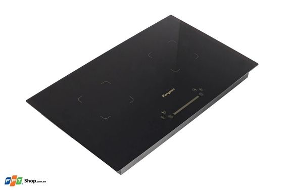 Bếp từ đôi Kangaroo KG851i mang vẻ ngoài màu đen nguyên khối rất sang trọng, thích hợp để bố trí trong mọi gian bếp