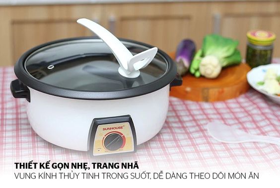 Nồi lẩu điện Sunhouse 2