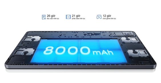 Pin lớn Redmi Pad