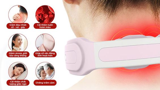 Máy massage cổ hỗ trợ nhiều vấn đề cơ thể