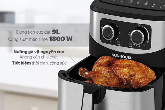 Nồi chiên không dầu Sunhouse 6
