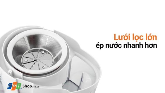Ép được nhiều loại rau củ quả