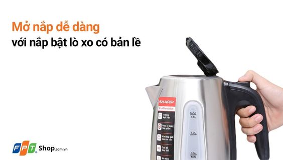 Mở nắp dễ dàng