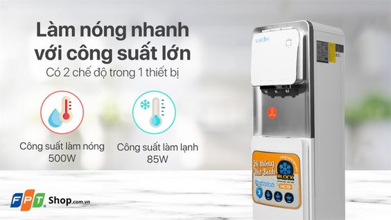 Tạo ra nước Nóng - Lạnh nhanh chóng