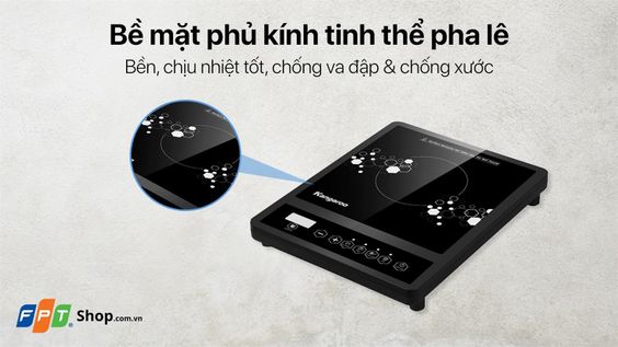 Bề mặt được phủ kính pha lê