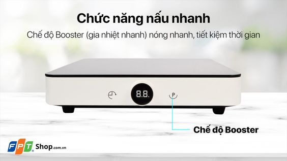 Hafele HSI-21FW nấu nhanh hơn với chế độ Booster
