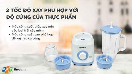 Trang bị nhiều tốc độ xay