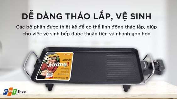 Dễ dàng tháo lắp, vệ sinh