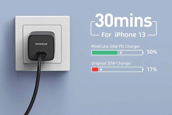 Tốc độ sạc nhanh lên đến 3 lần