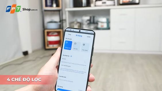 Linh hoạt với 4 chế độ lọc khác nhau