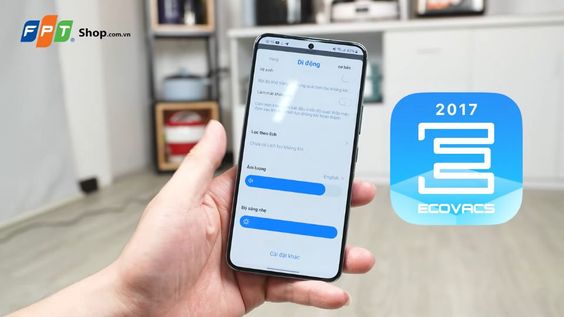 Kiểm soát robot dễ dàng qua ứng dụng Ecovacs Home