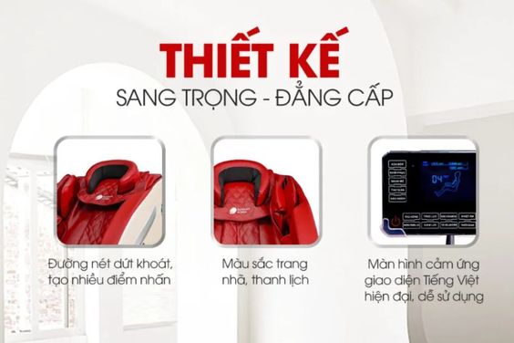 Thiết kế sang trọng, đẳng cấp