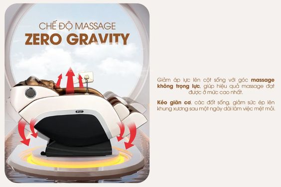 Chế độ massage không trọng lực