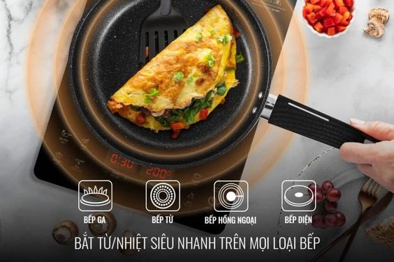 Thích hợp với nhiều loại bếp