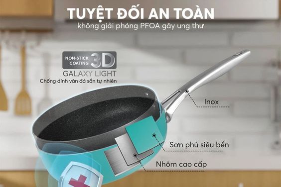 Chống dính an toàn cho sức khỏe