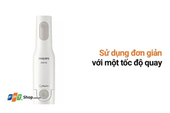 Sử dụng đơn giản với một tốc độ quay