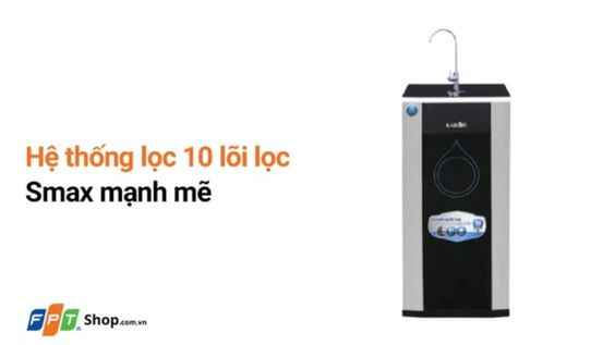 Máy lọc nước Karofi ERO100 10 lõi lọc cao cấp