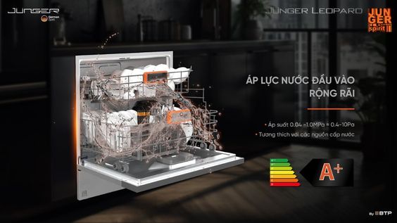 Hệ thống 2 tay phun nước trên - dưới