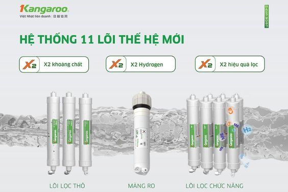 Hệ thống siêu lõi lọc 11 lõi mạnh mẽ